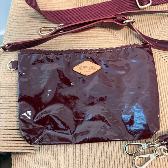 MZ Wallace Crosby Crossbody Bag, Cranberry Lacquer - Picture 9 of 12